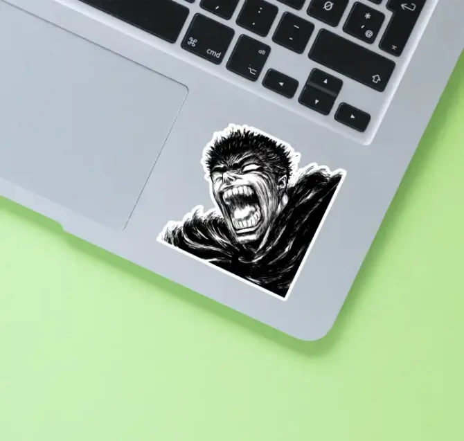 Guts Scream Sticker - Image 2