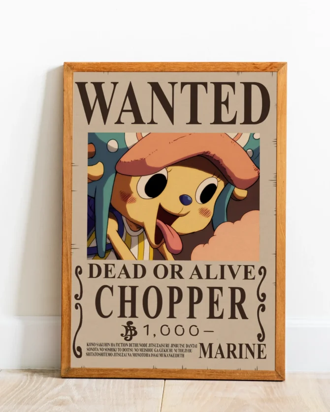 Chopper Wanted Poster (Brown Paper)