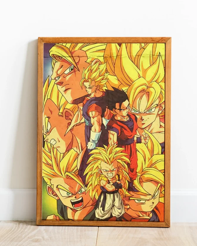 Dragon Ball Z Vintage Poster