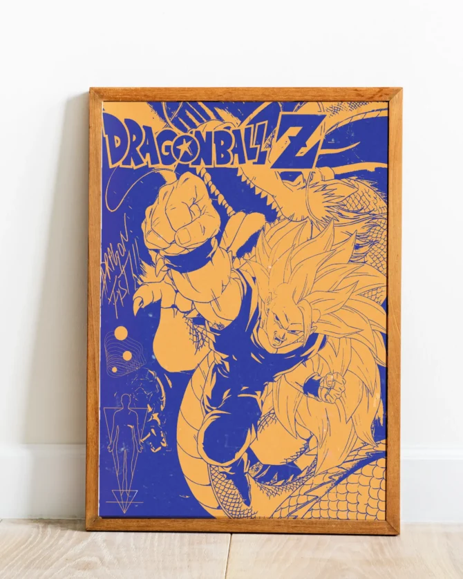 Dragon Ball Z  Duotone Poster