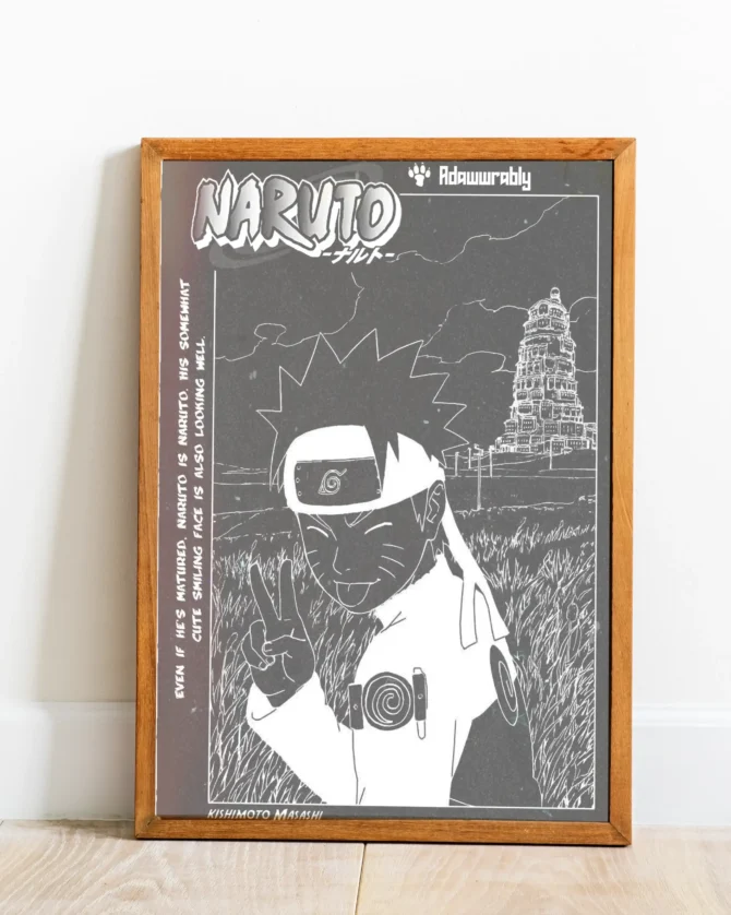 Naruto Duotone Poster