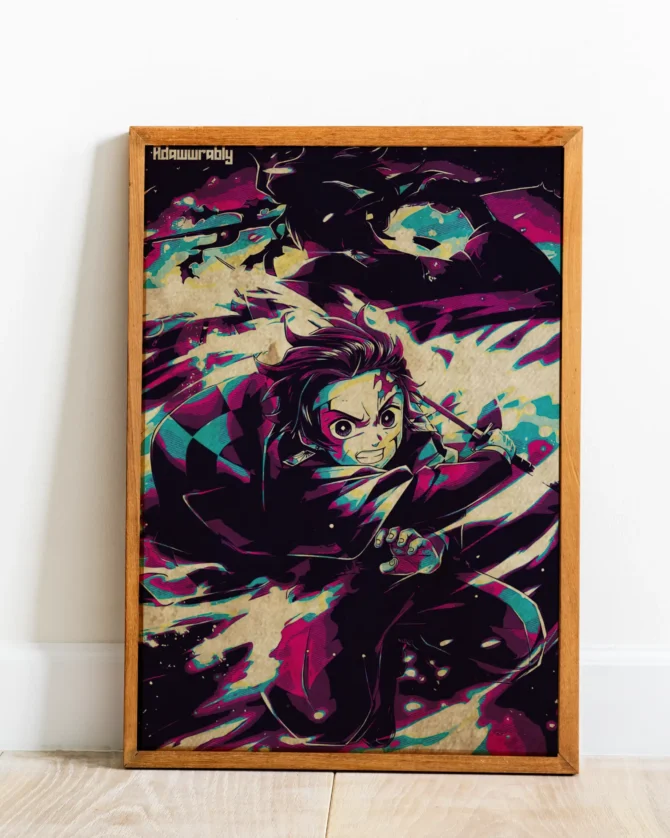 Tanjiro Vintage Poster