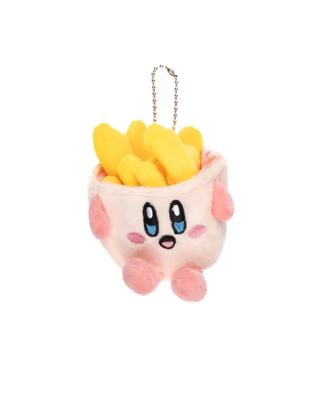 Kirby French Fries Plushie Keychain