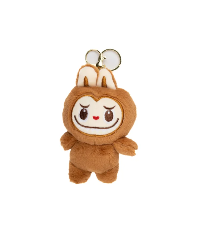 Labubu Brown Plushie Keychain