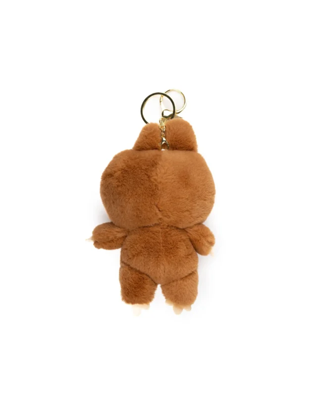 Labubu Brown Plushie Keychain - Image 2