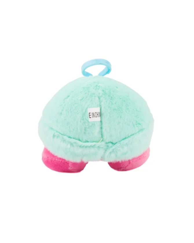 Kirby blue monster hat Plushie Keychain - Image 2
